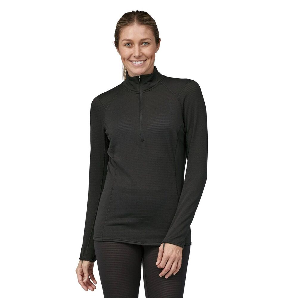 Patagonia Women's Thermal Weight Capilene Base Layer Zip-Neck Polartec Top M
